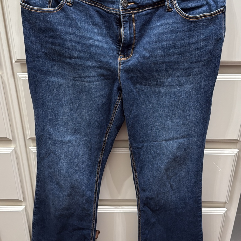 Torrid Dark Blue Boot Cut Jeans